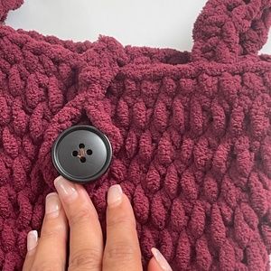 Crochet hand bag
